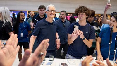Apple Tops March-Quarter Targets On Record Services Revenue. But Stock Slips.
