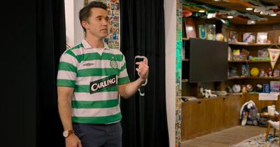 Wrexham co-owner sports retro Celtic shirt in unexpected crossover