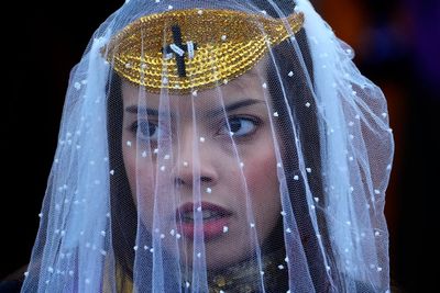 AP PHOTOS: Brazilian Order of the Sunrise gather for their annual May 1st ceremony