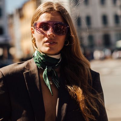 This Elegant $50 Silk Scarf Is a Low-Key Status Symbol