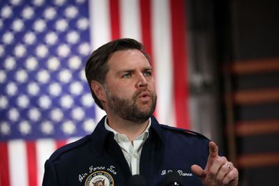 Vance blames Biden for shrinking economy