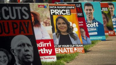 The humble corflute causes flutters in the electorate