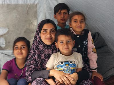 Gaza blockade: a Palestinian widow, her children and a cupboard that is almost bare
