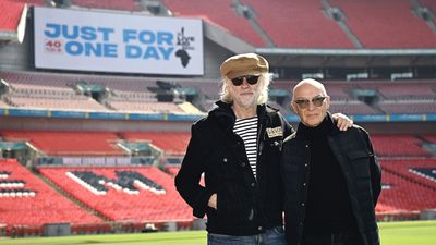"It better not be s**t!" Producer reveals Bob Geldof's words of warning ahead of the recording of new album from the cast of Live Aid musical Just For One Day