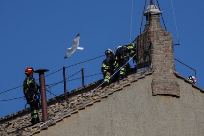 Vatican installs chimney on Sistine Chapel as world waits on pope election