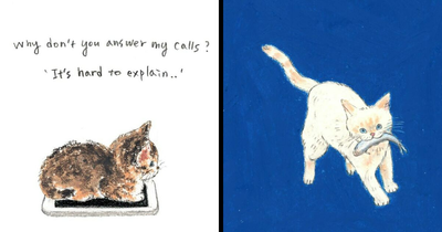 Adorable Artwork For Cat Lovers, Drawn By This Korean Artist (45 Pics)