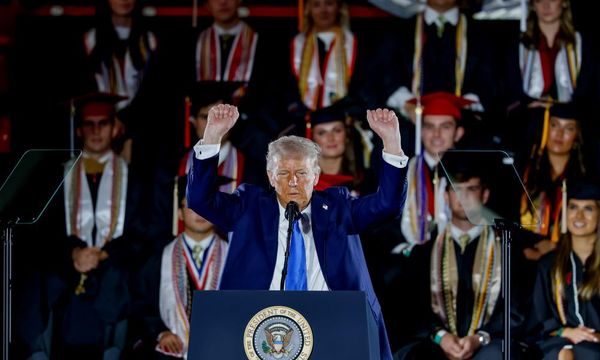 Trump orders funding cut for public broadcasters NPR and PBS in fresh attack on media – US politics live
