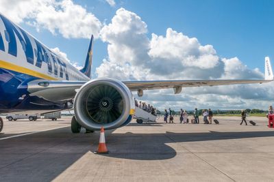 Fire breaks out near plane at Bristol Airport