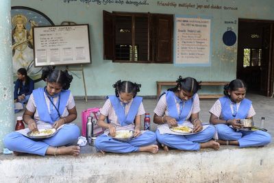 Over 100 children sick in India after snake remains found in school meal
