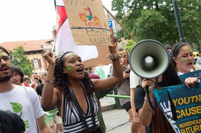 Ugandan ​​activist​ asks HSBC to put ‘lives before profit’ as campaigners target bank’s AGM