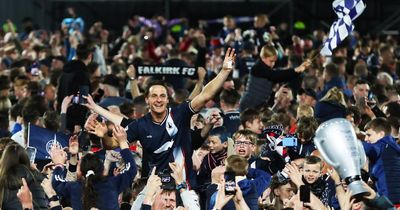 Falkirk come from behind against Hamilton to clinch Championship title at long last