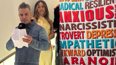 "Tonight is about you telling me how f***ing amazing my art is": Robbie Williams launched a new art show – here's what happened inside the room