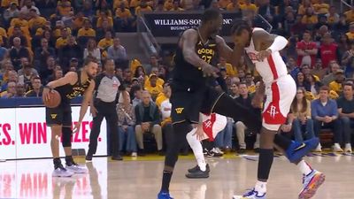 Draymond Green Gets Flagrant Foul For Hitting Jalen Green in the Head in Game 6