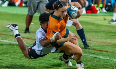 Australia celebrate their first Test in Fiji in style with thumping victory