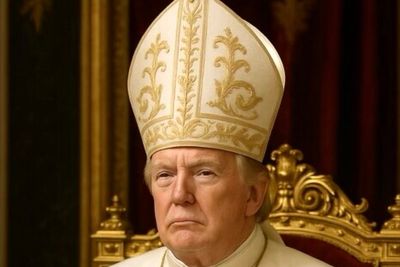 Trump posts image of himself as pope on Truth Social. Critics erupt