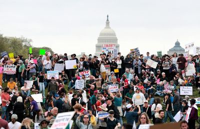 ‘Protest shapes the world’: Rebecca Solnit on the fight back against Trump