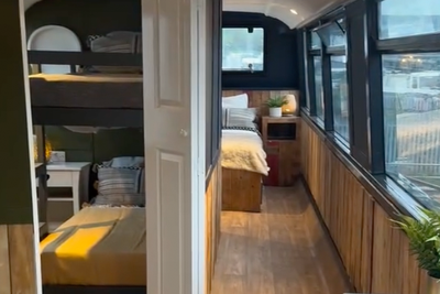 London bus converted into £50k two-bed apartment up for sale on eBay