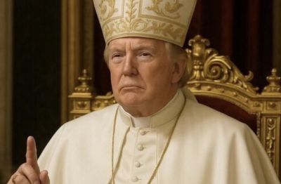Donald Trump posts bizarre image of himself as pope just week after pontiff’s funeral