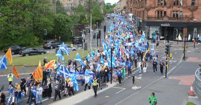 'It's needed now more than ever': Thousands march in support of Scottish independence