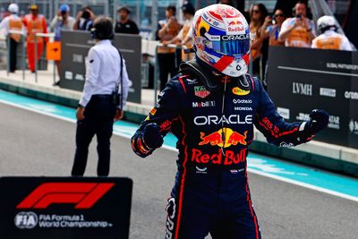 Max Verstappen toasts newborn daughter with pole position in Miami