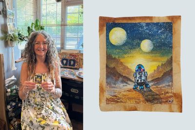 Artist paints out of this world Star Wars-inspired scenes on used tea bags