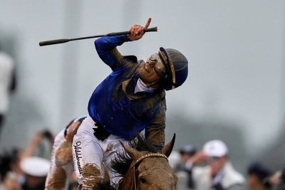 AP PHOTOS: Sovereignty wins the 151st Kentucky Derby