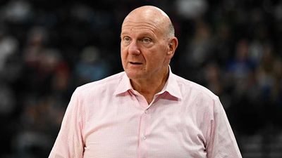 Steve Ballmer Makes Cool Gesture to Clippers Fans Before Game 7 in Denver