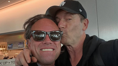 Jason Isaacs Jokes About Reported Aimee Lou Wood & Walton Goggins Drama In Selfie