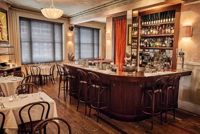 One Club Row, London E1: ‘Battered stuff, things in buns, strong drinks: a thrilling, retro ride’ – restaurant review
