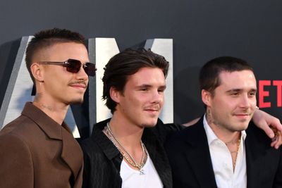 Brooklyn Beckham appears to miss David’s star-studded 50th birthday amid ongoing ‘feud’ with brother Romeo