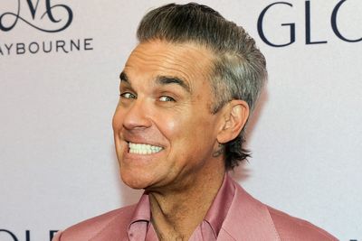 Robbie Williams says his art, which he hopes sells for £40,000 each, takes ‘25 minutes to draw’