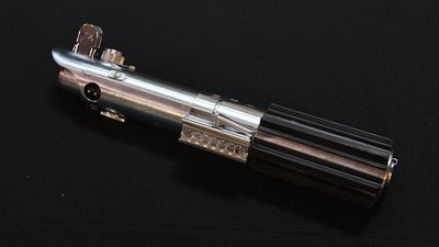 I had no idea Luke Skywalker's Lightsaber was made from a vintage camera flash