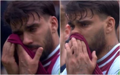 West Ham: Graham Potter explains why Lucas Paqueta burst into tears when shown yellow card