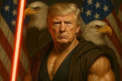 Star Wars fans point out telling detail in new AI image of Trump from the White House