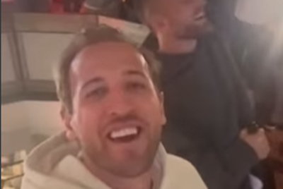 Harry Kane sings ‘We are the Champions’ in bar after winning first trophy
