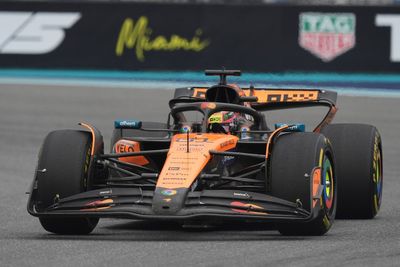 Oscar Piastri wins in Miami as Lando Norris hampered by duel with Max Verstappen