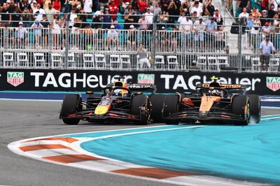 Lando Norris says he "can't win” no matter how he fights Max Verstappen