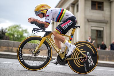 Remco Evenepoel powers to 'almost perfect' time trial victory as João Almeida wins Tour de Romandie overall