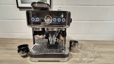 The Philips Barista Brew espresso machine is good-looking and well priced, but it's challenging to master (and a bit messy, too)