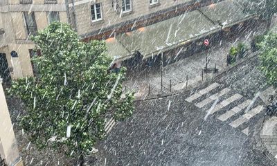 Weather tracker: Deadly storms in India and huge hailstones in Paris