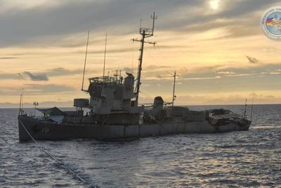 US and Philippine forces cancel ship-sinking drill after World War II-era target prematurely sinks