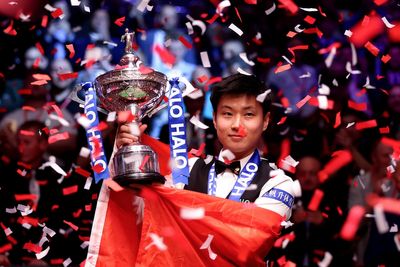 Mark Williams v Zhao Xintong LIVE: Brilliant Zhao makes history as first Chinese world snooker champion