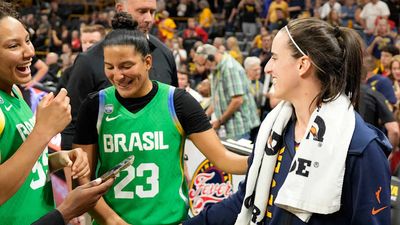 Caitlin Clark Had Such a Classy Exchange with Brazil Coach During Fever Game at Iowa