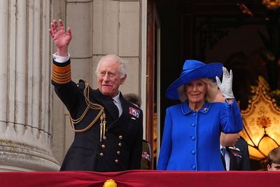 King follows in grandfather’s footsteps by not wearing medals at VE Day parade