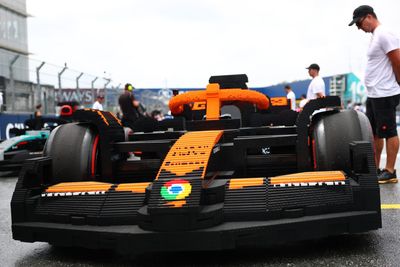 F1 drives full-size Lego racecars around the track in Miami