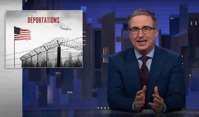 John Oliver on Trump deportations: ‘usually blatantly racist and always cruel’