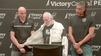 Gregg Popovich Wears Iconic Shirt to Announce His New Role With Spurs