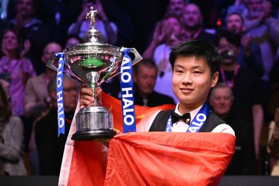 Zhao Xintong withstands Mark Williams comeback to create history in World Snooker Championship final