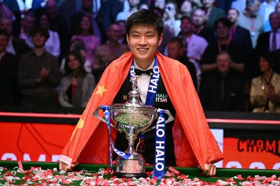 'New superstar of the game': Zhao Xintong hailed after historic World Snooker Championship final win