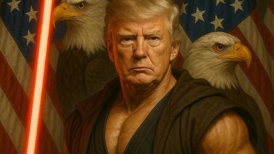 Official Donald Trump May the 4th artwork contains a revealing design fail